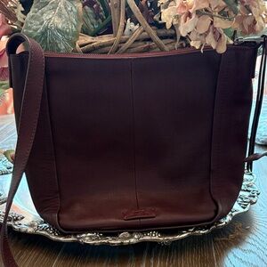 Vince Camuto Burgundy Shoulder Bag